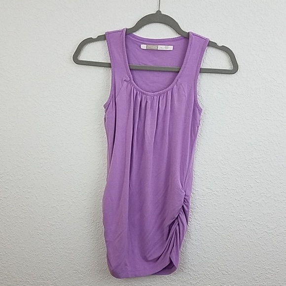 𝅺athleta xxs work out tank top Built in Bra lilac - Picture 6 of 8